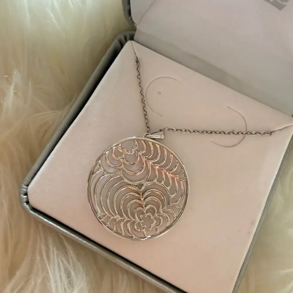14k Silver Pendant Necklace